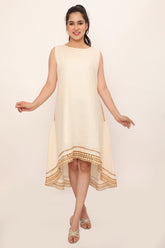 Elara Dress Caramel Lace
