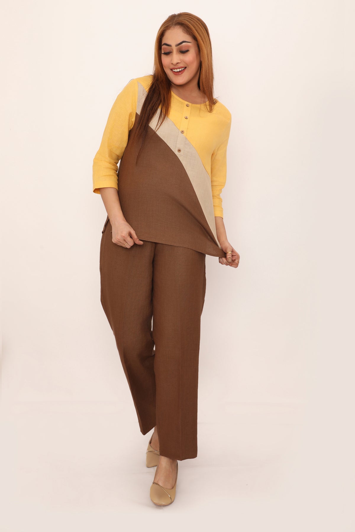 Brianna Set Chikoo Brown