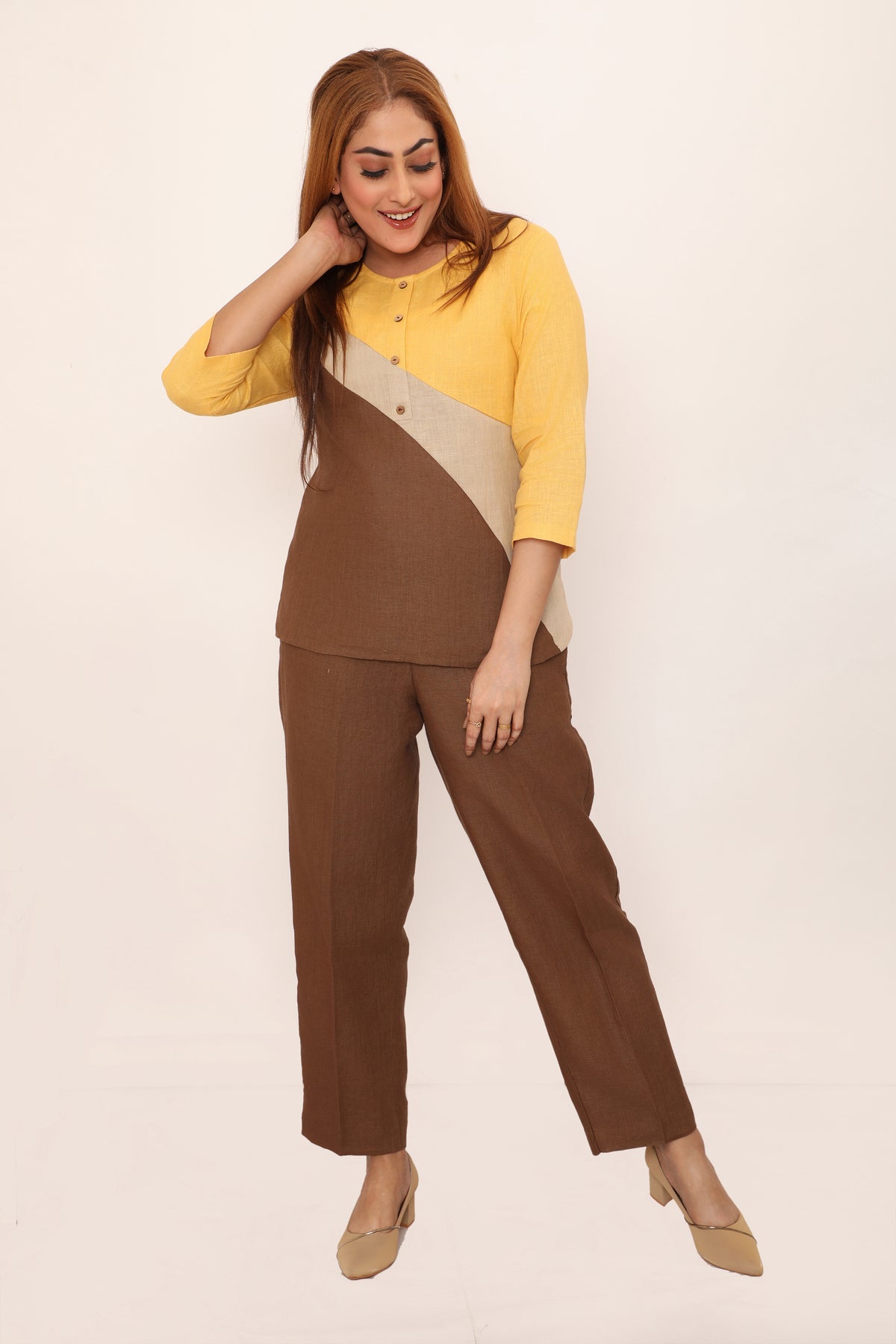 Brianna Set Chikoo Brown