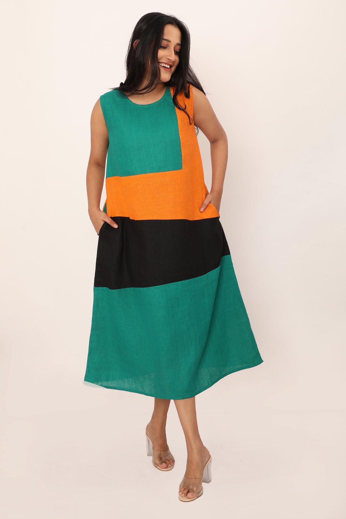 Vesper Dress Green Tea