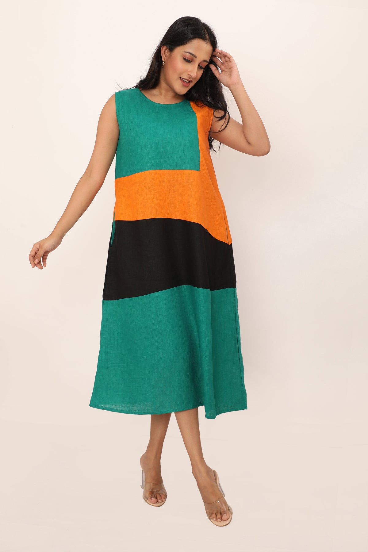 Vesper Dress Green Tea