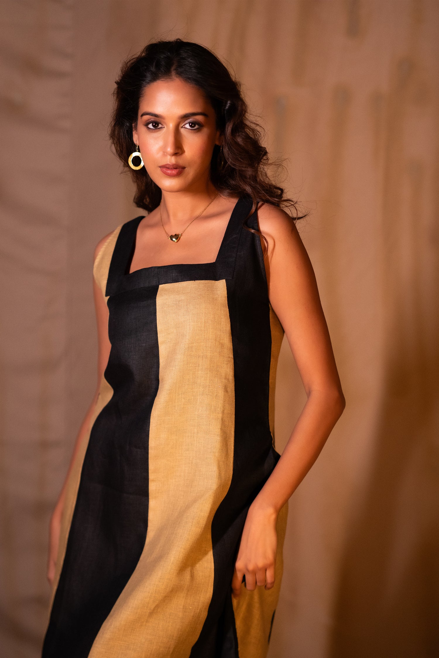 Aurora Dress Ecru Beige