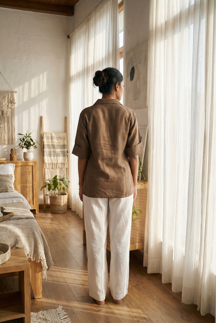 Vermont Top Chikoo Brown