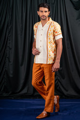 Nolan Shirt Geo Yellow