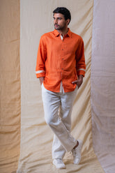 Axel Shirt Persimmon Orange