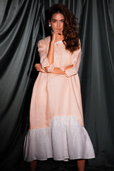 Claire Dress Rose Peach