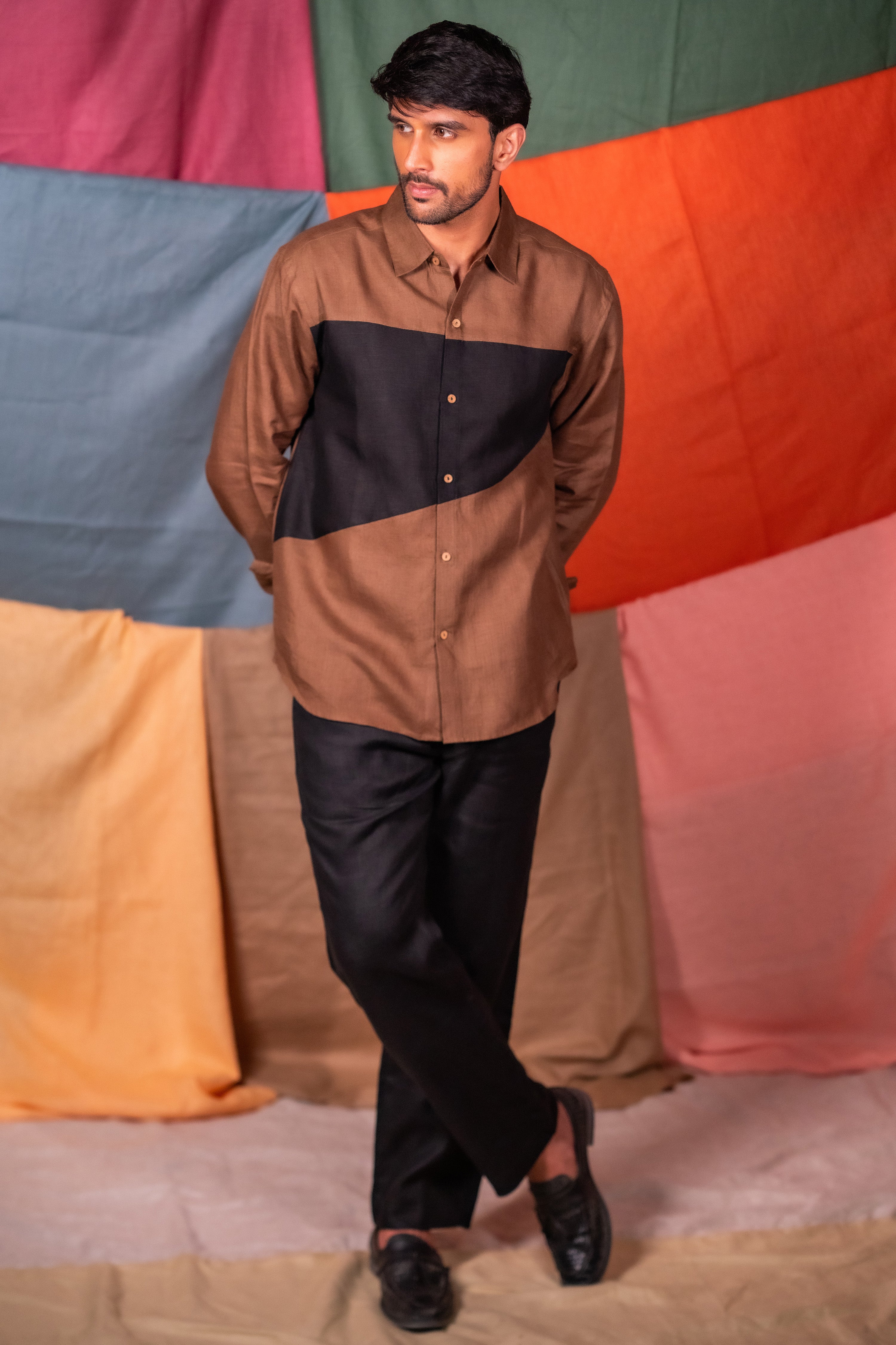Rory Shirt Chikoo Brown