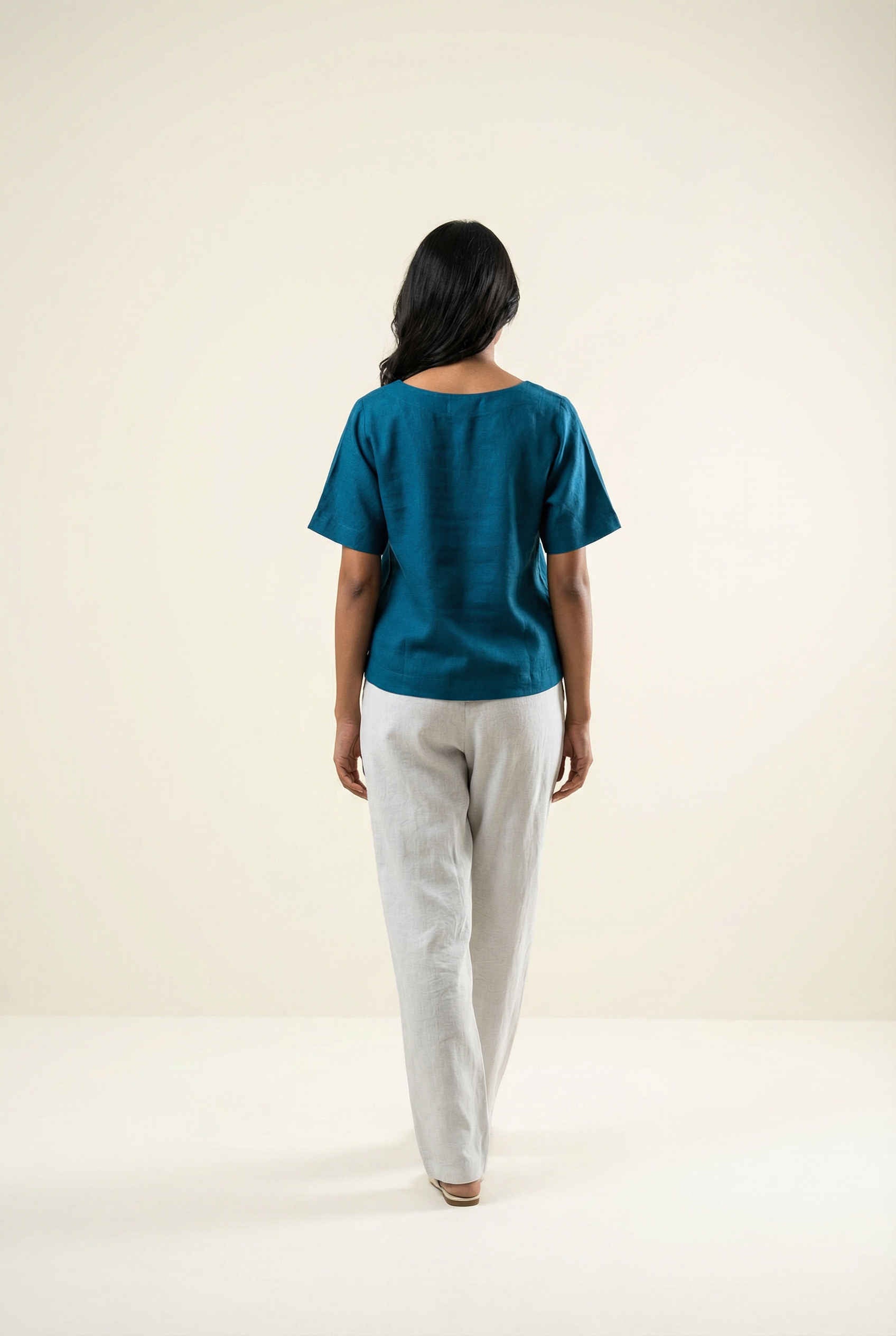 Magnolia Top Agave Teal