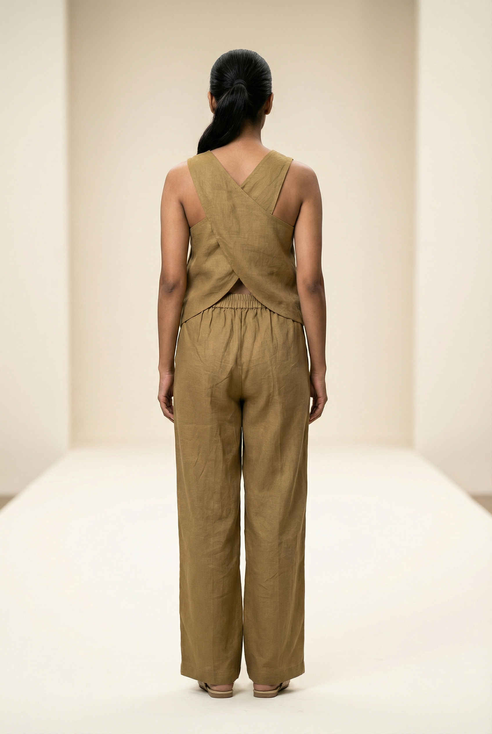 Maisie Top Raw Linen