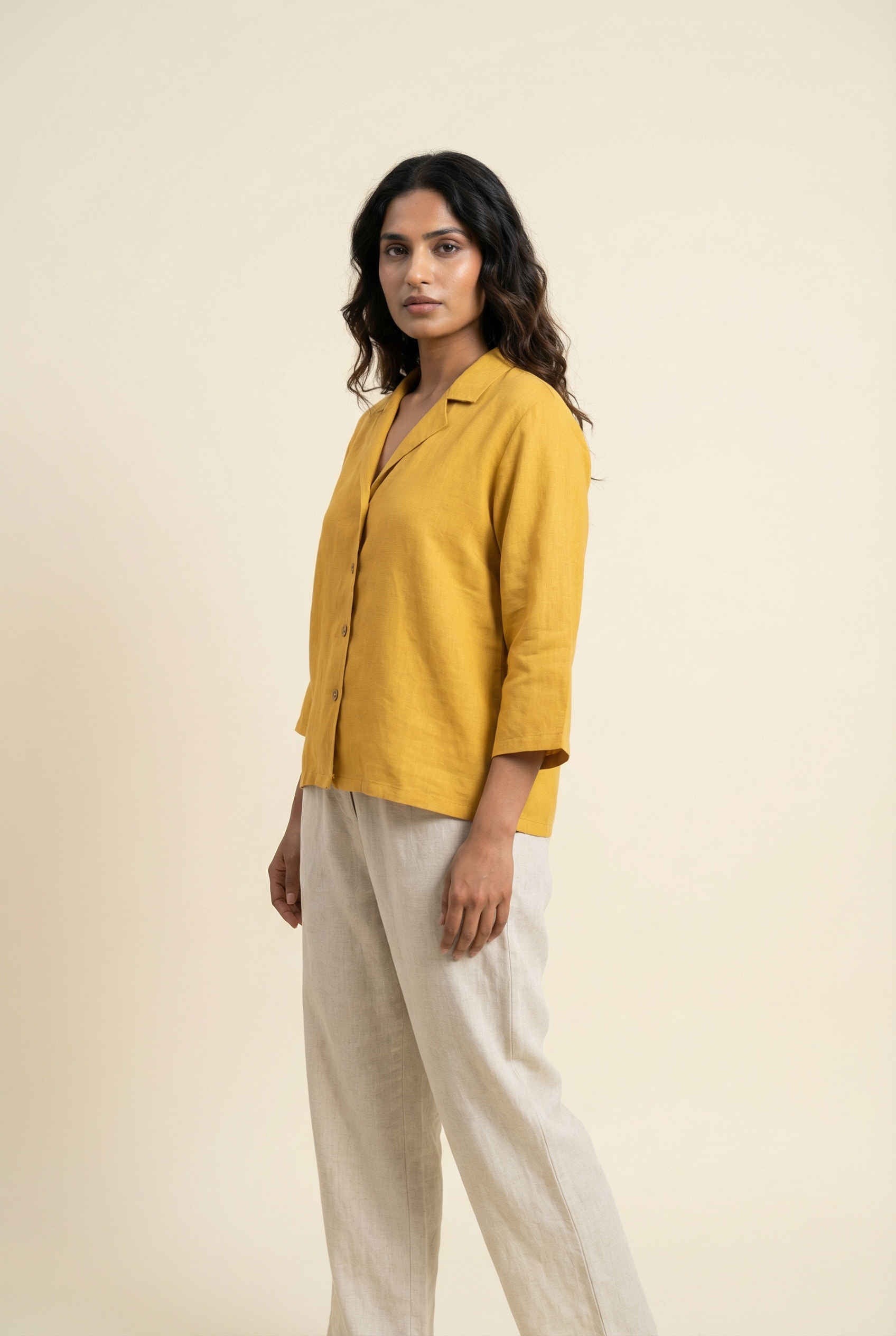 Laelia Shirt Honey Mustard