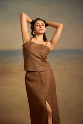 Cira Set Chikoo Brown