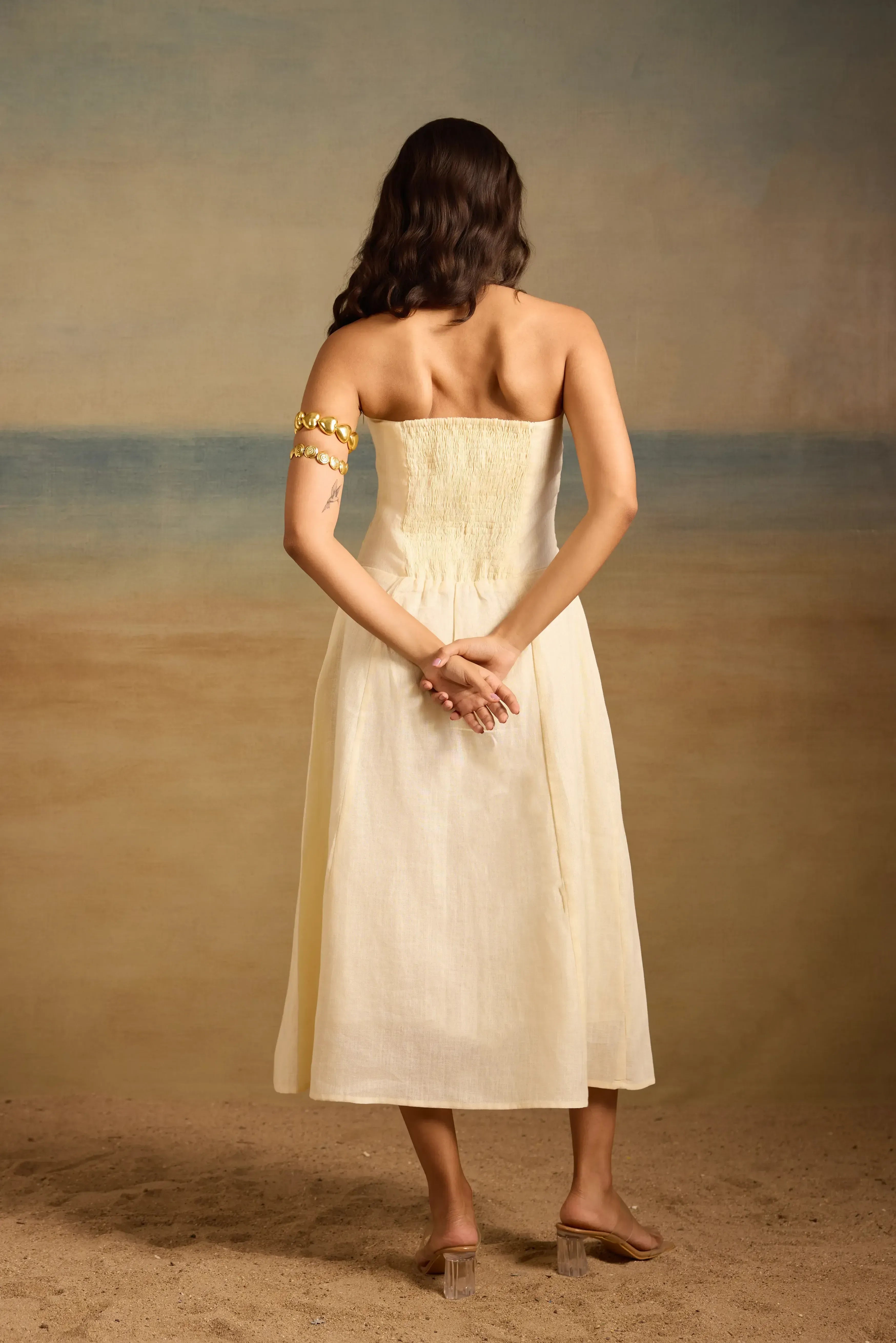 Samiha Dress Butter Yellow