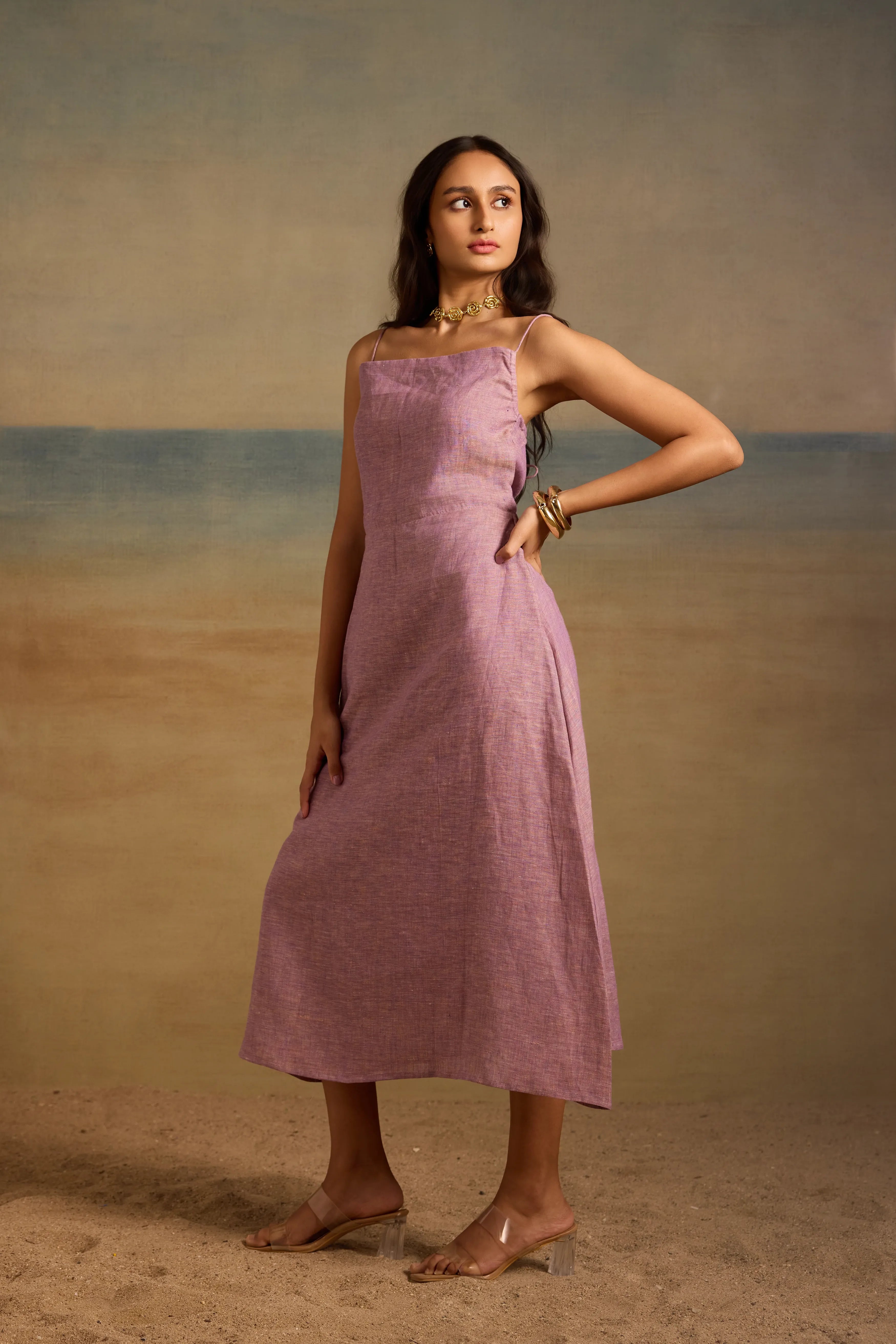 Esme Dress Sunwashed Lilac
