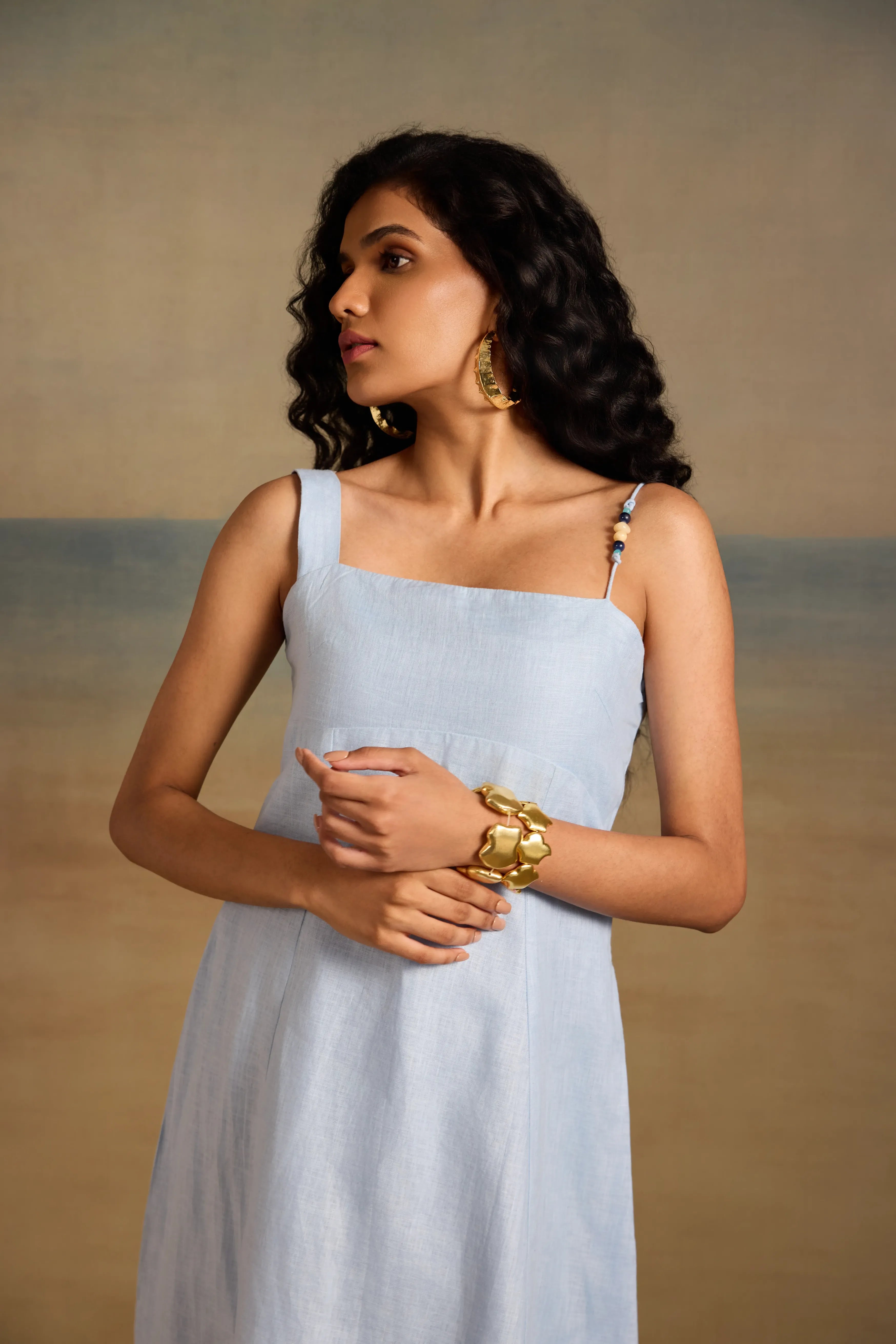 Nessa Dress Sky Blue