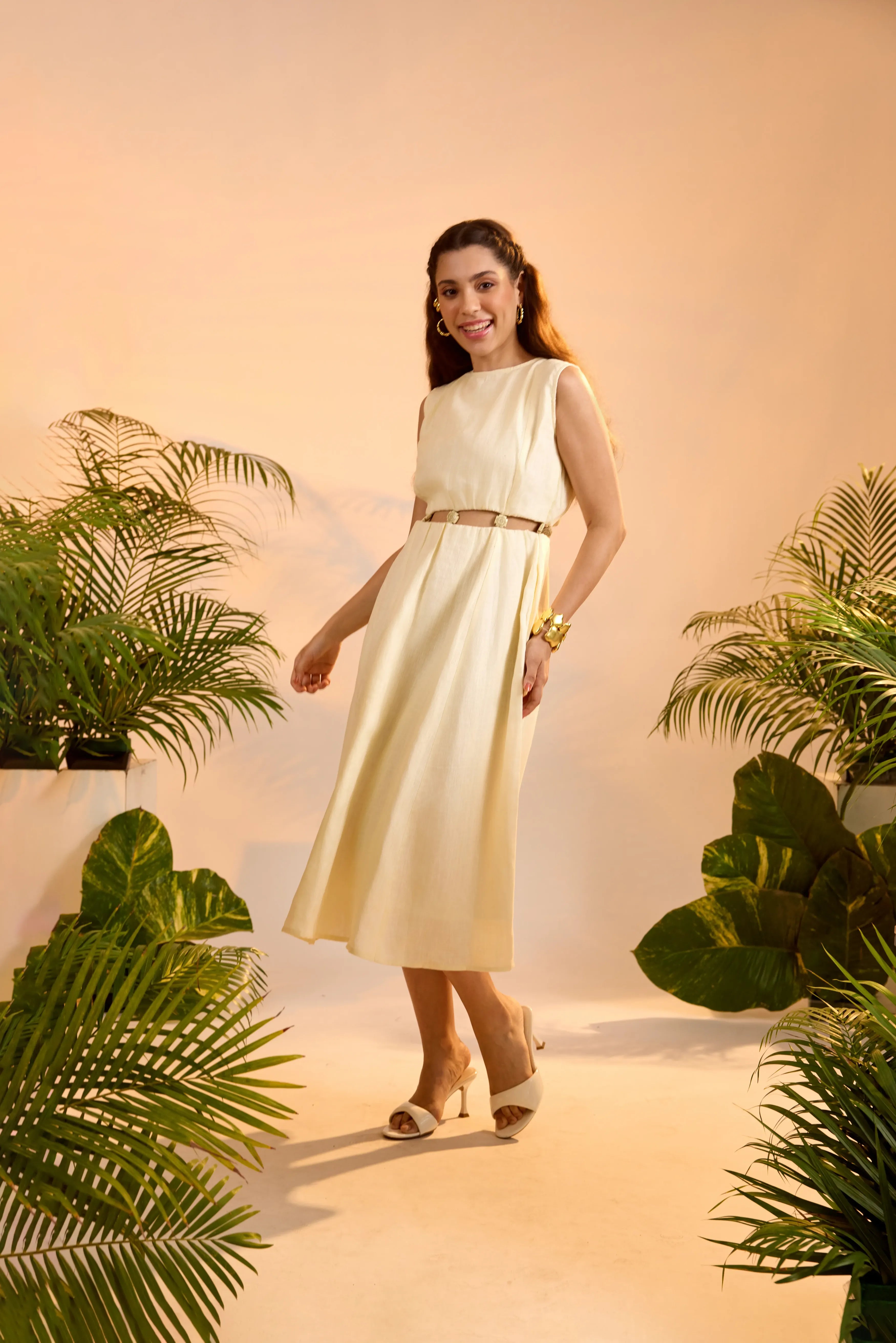 Lyla Dress Butter Yellow