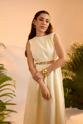 Lyla Dress Butter Yellow