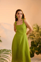 Mira Dress Shamrock Green