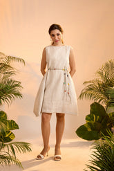 Elix Dress Natural Fil-A-Fil