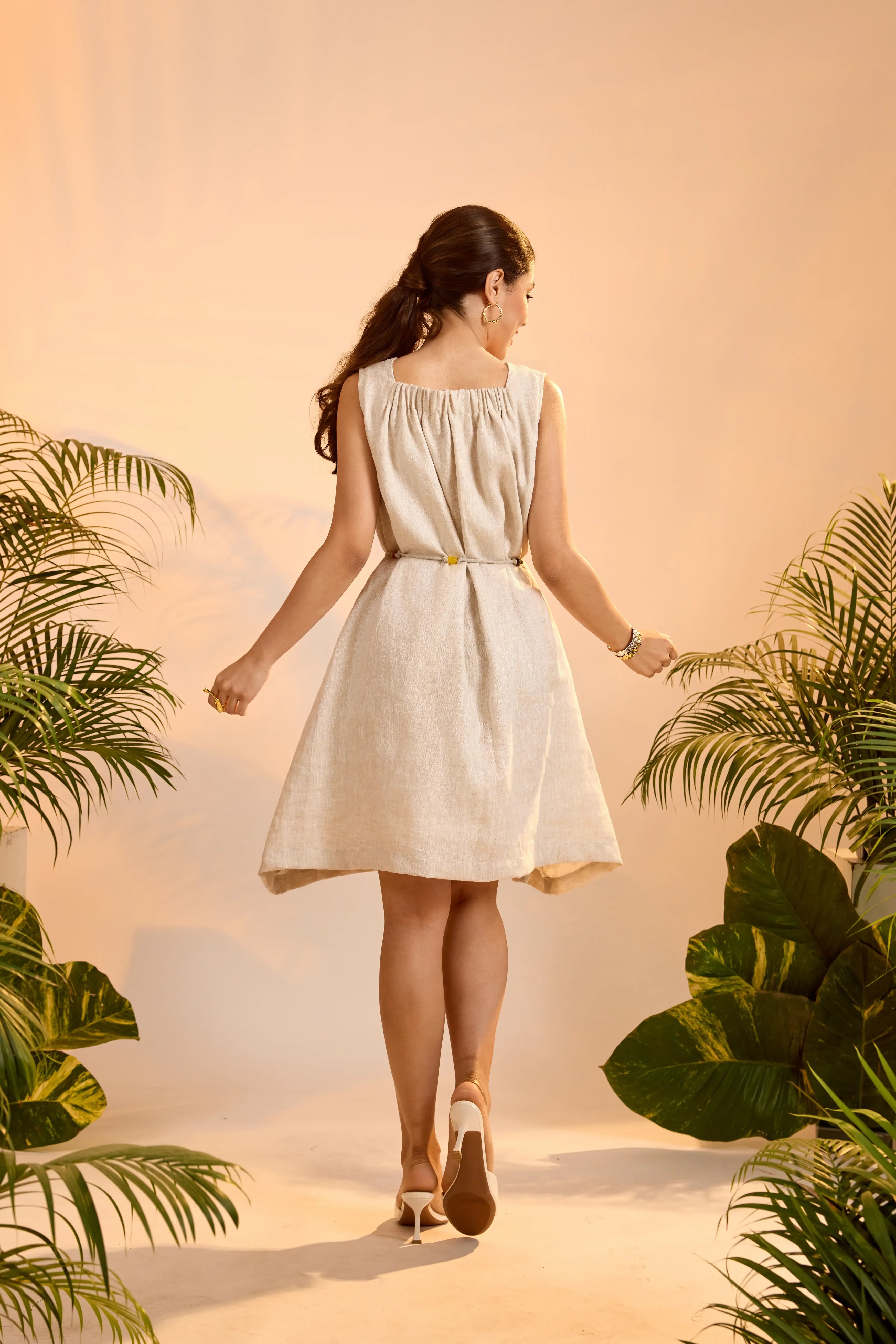 Elix Dress Natural Fil-A-Fil