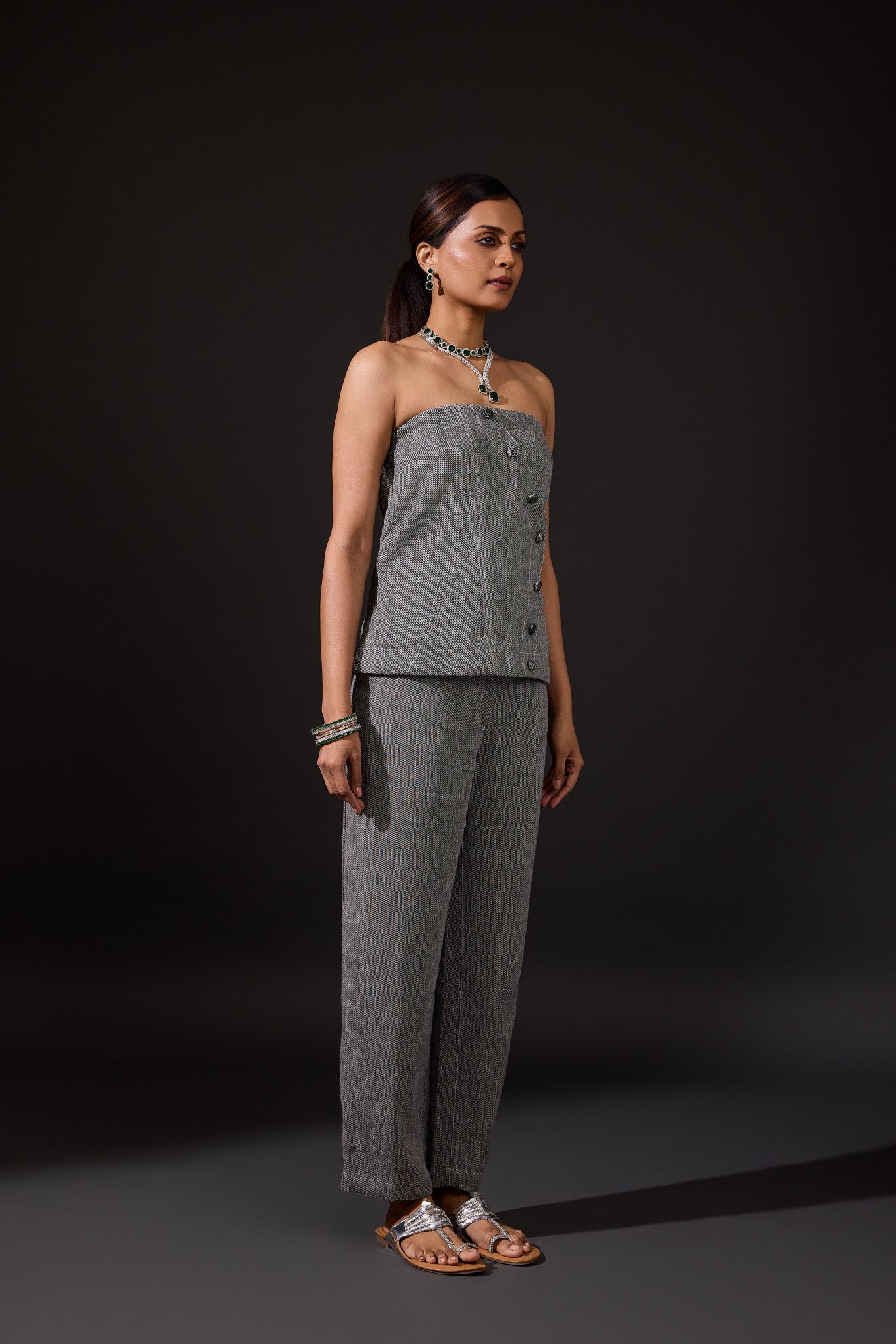 Heera Set Chambray
