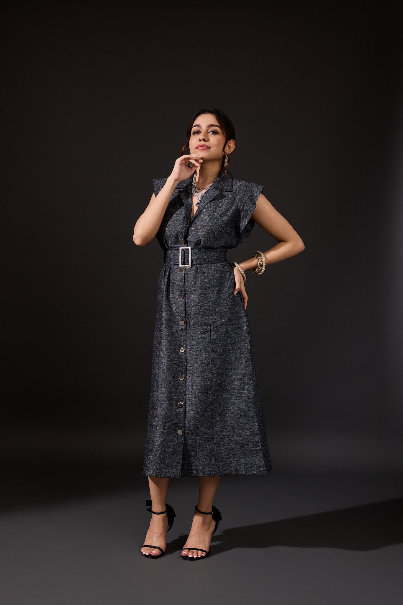 Diya Dress Graphite
