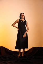 Luna Dress Jet Black