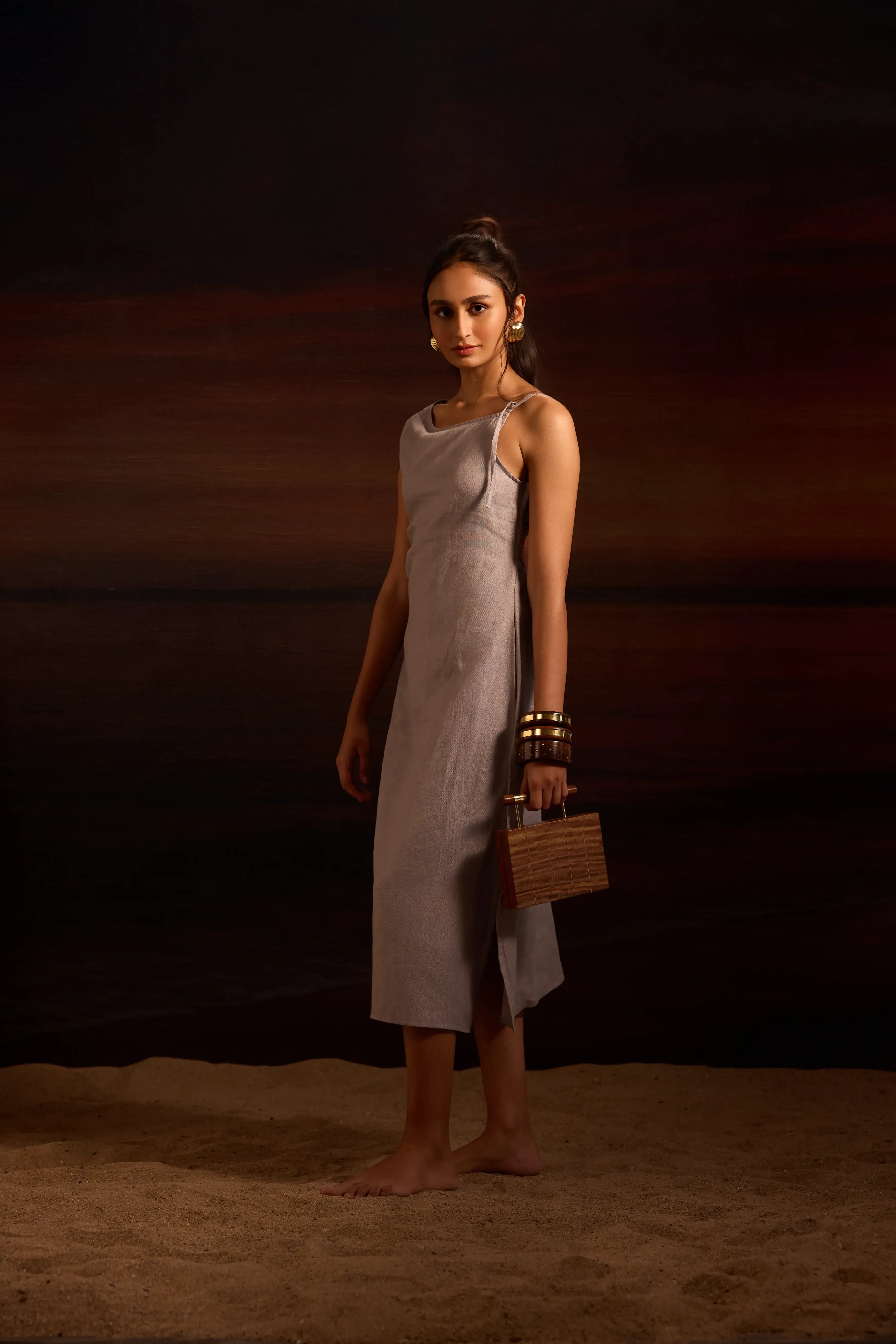 Rhea Dress Cloud Grey