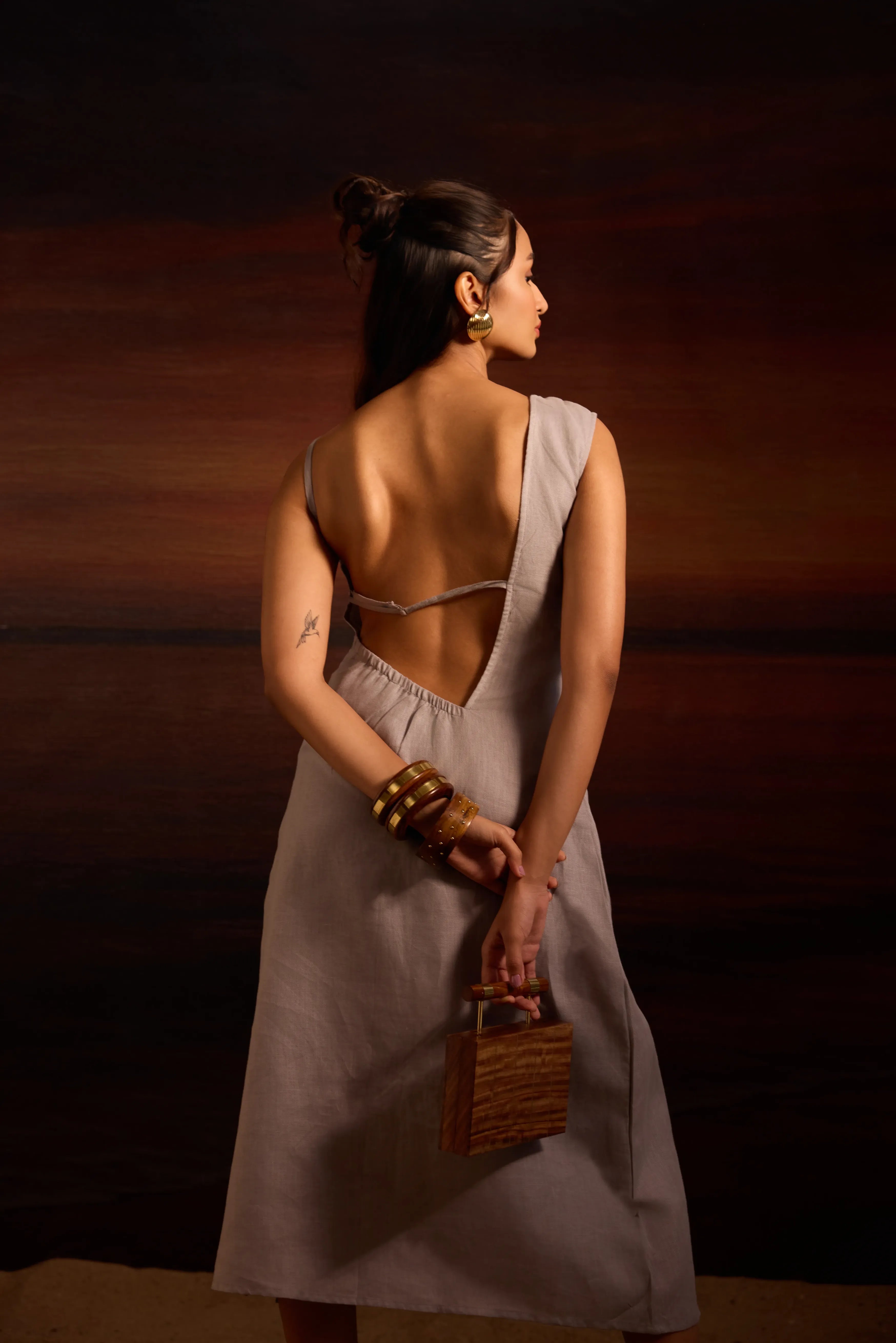 Rhea Dress Cloud Grey