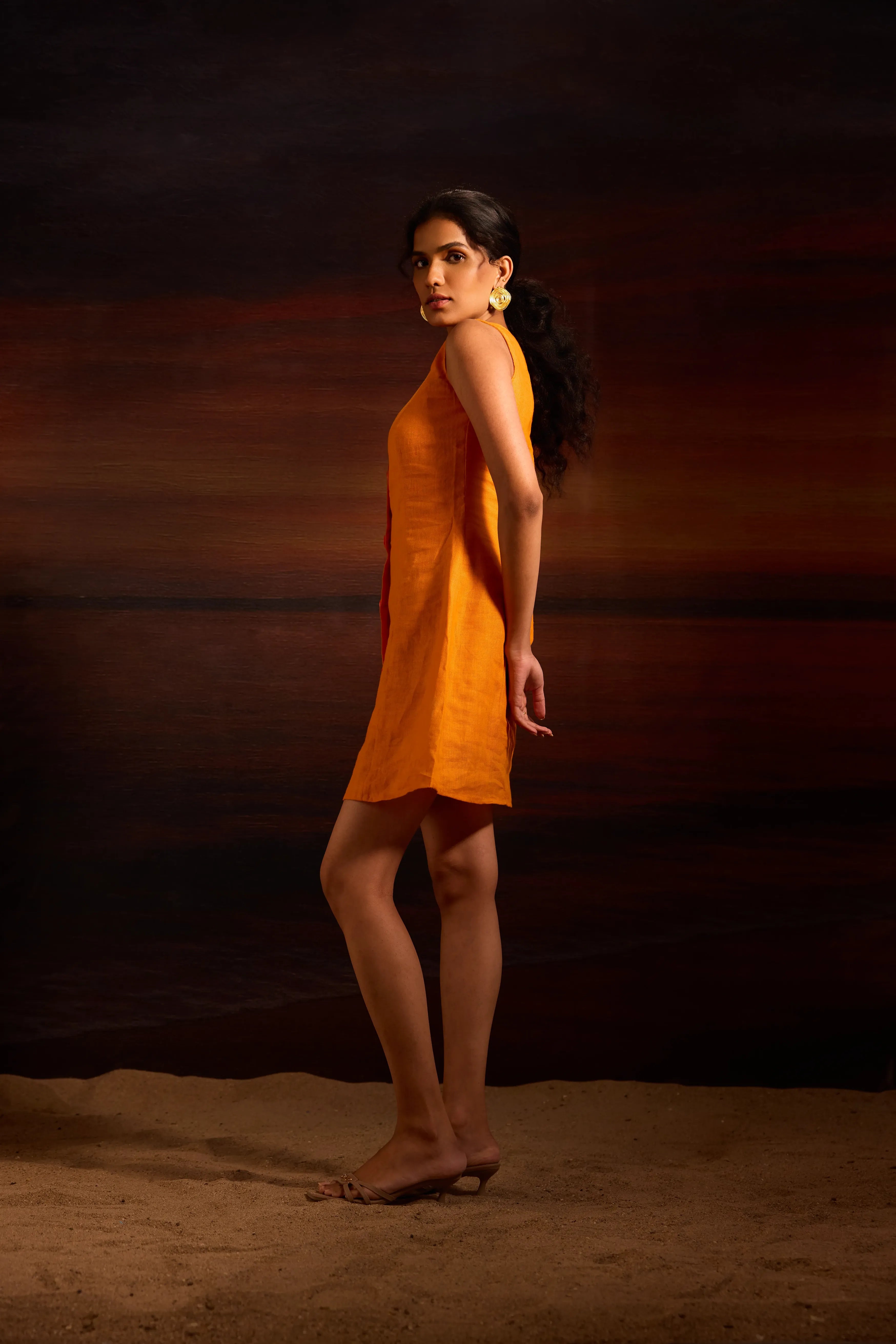 Rumi Dress Juicy Tangerine