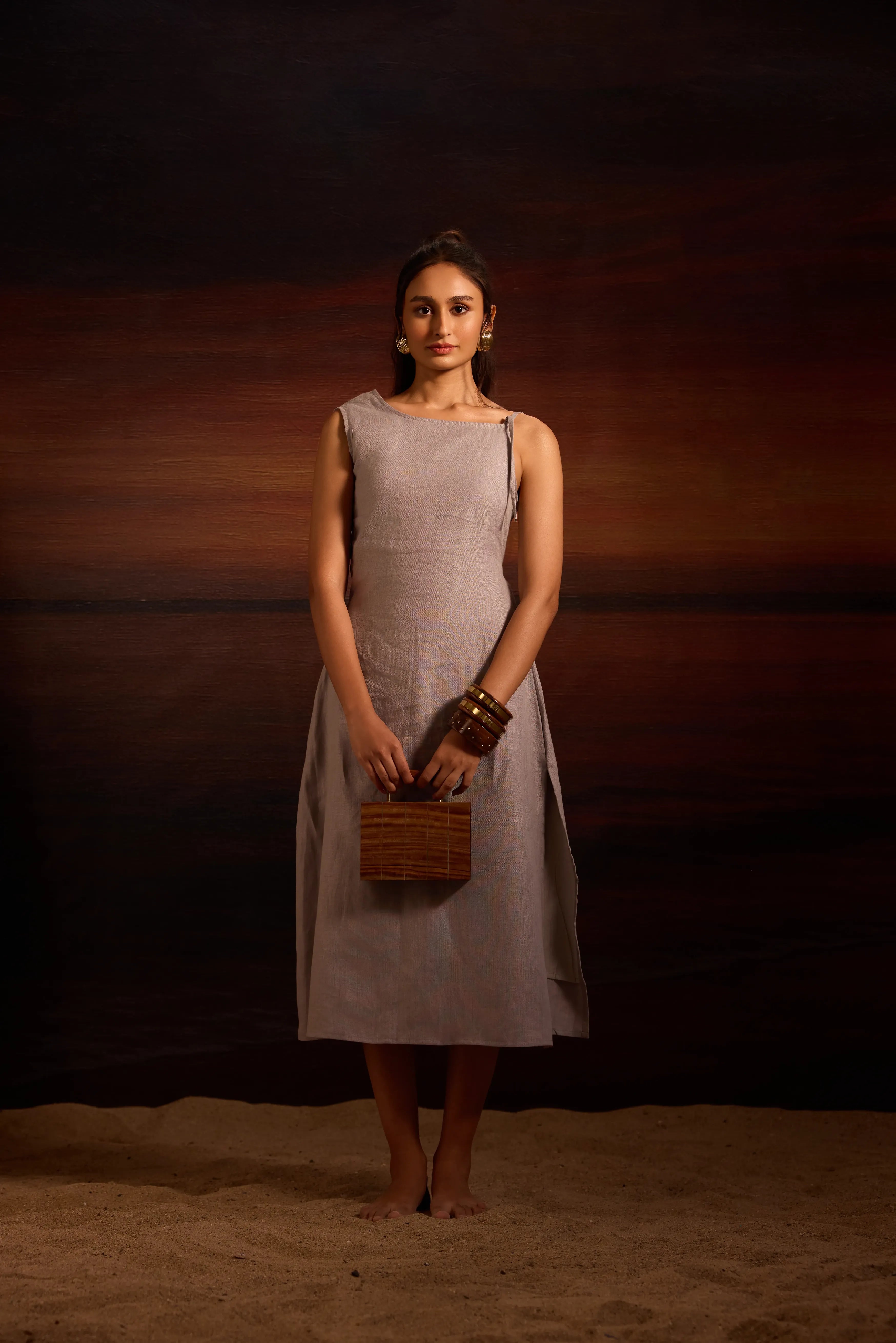 Rhea Dress Cloud Grey