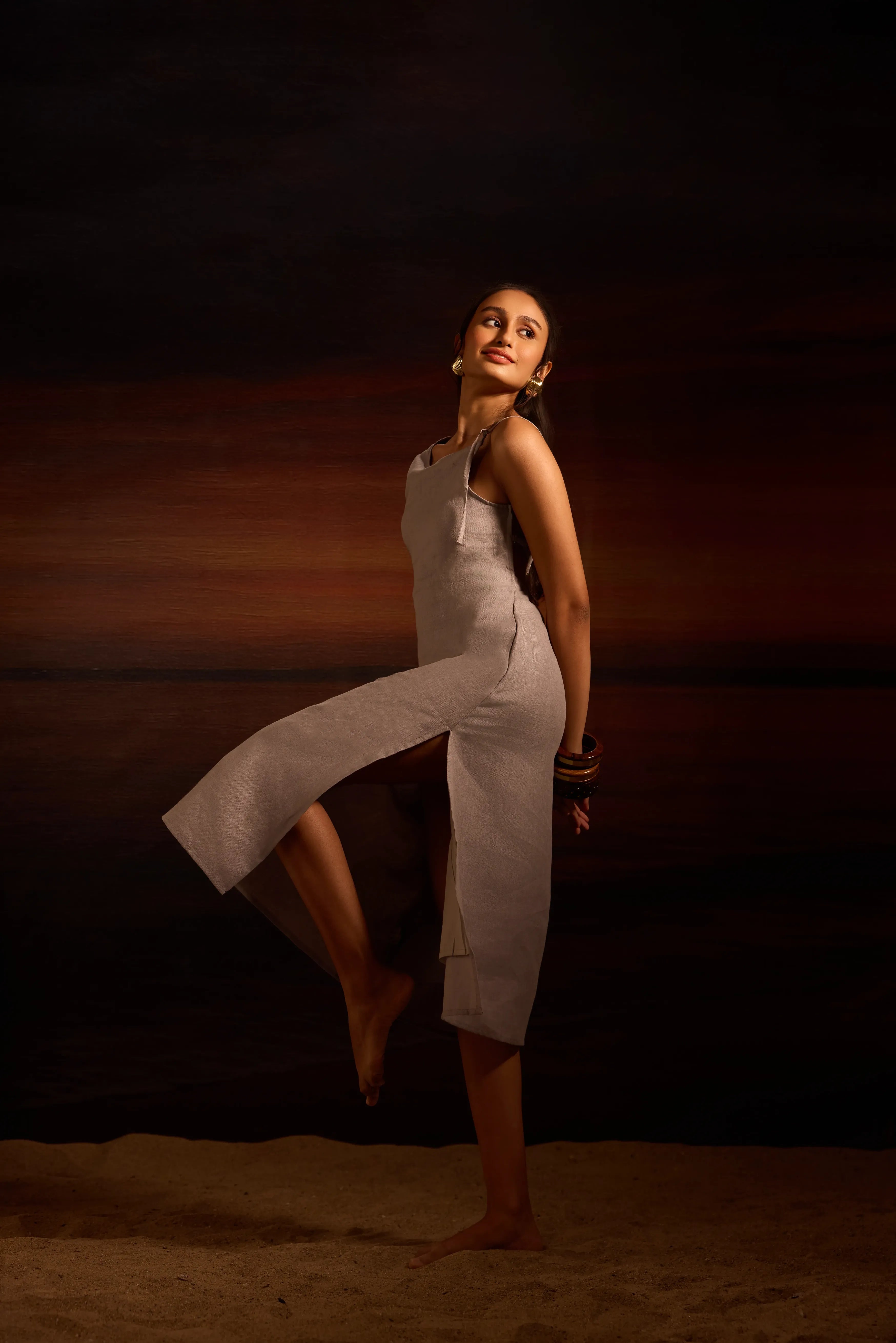 Rhea Dress Cloud Grey