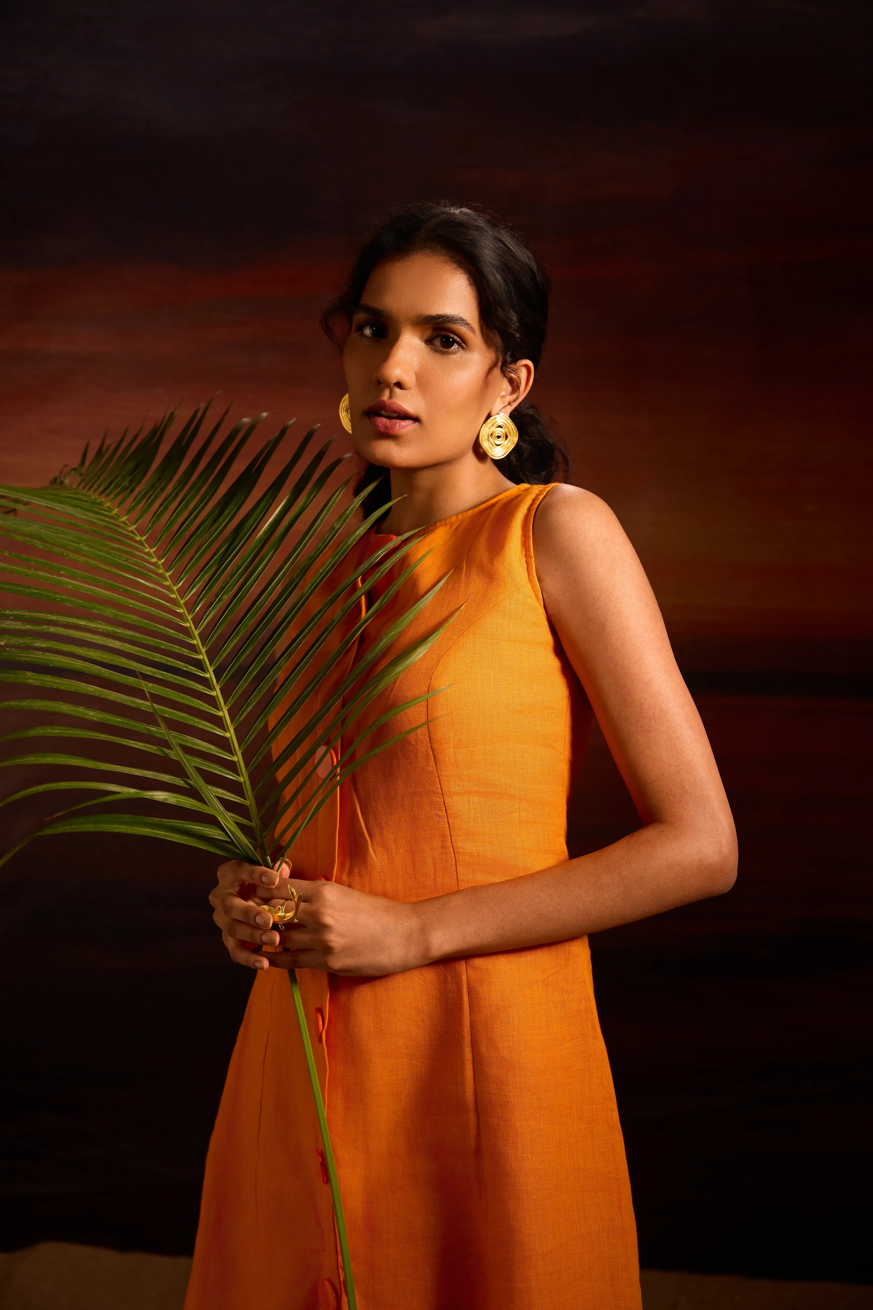 Rumi Dress Juicy Tangerine