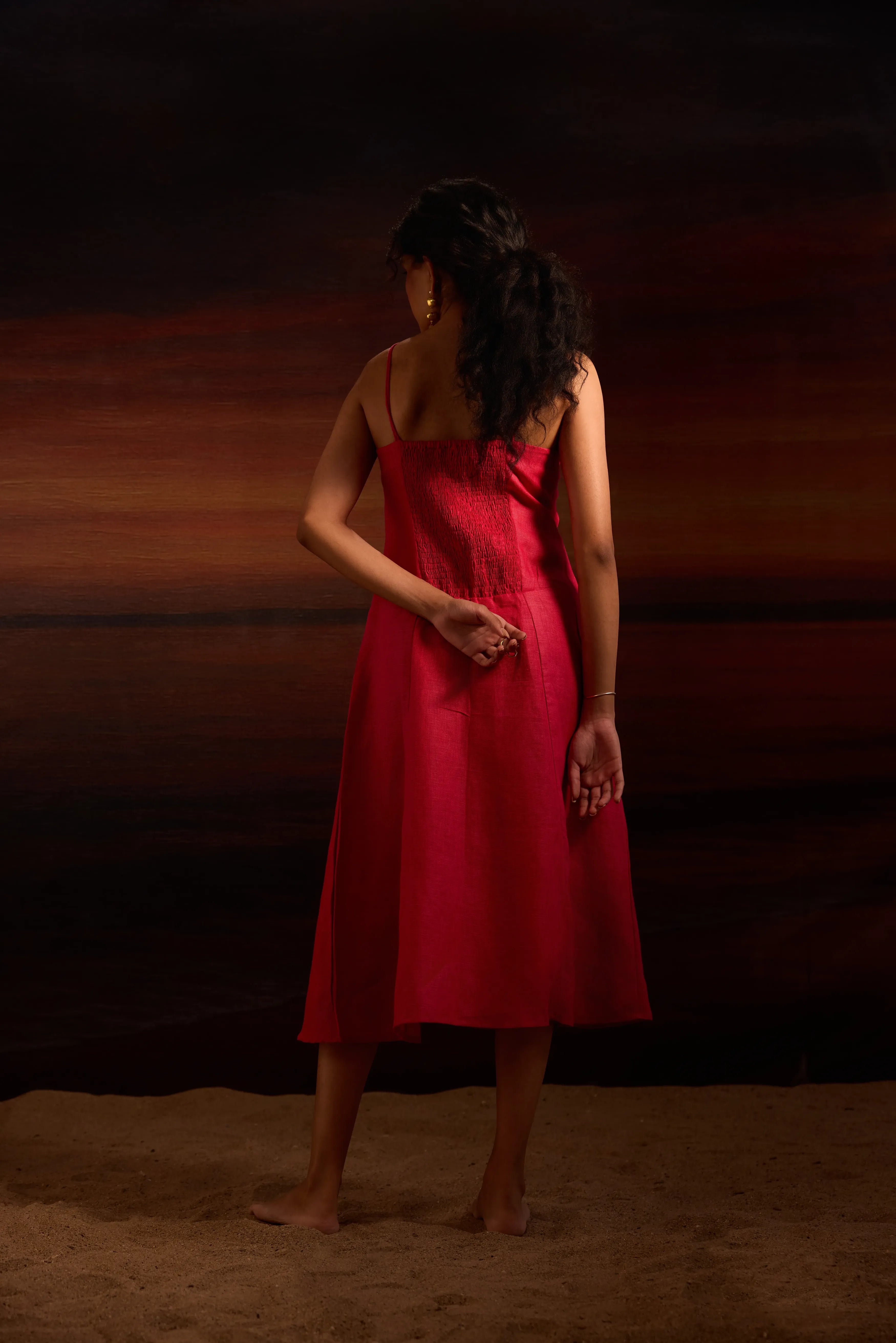 Esra Dress Fuchsia Pink