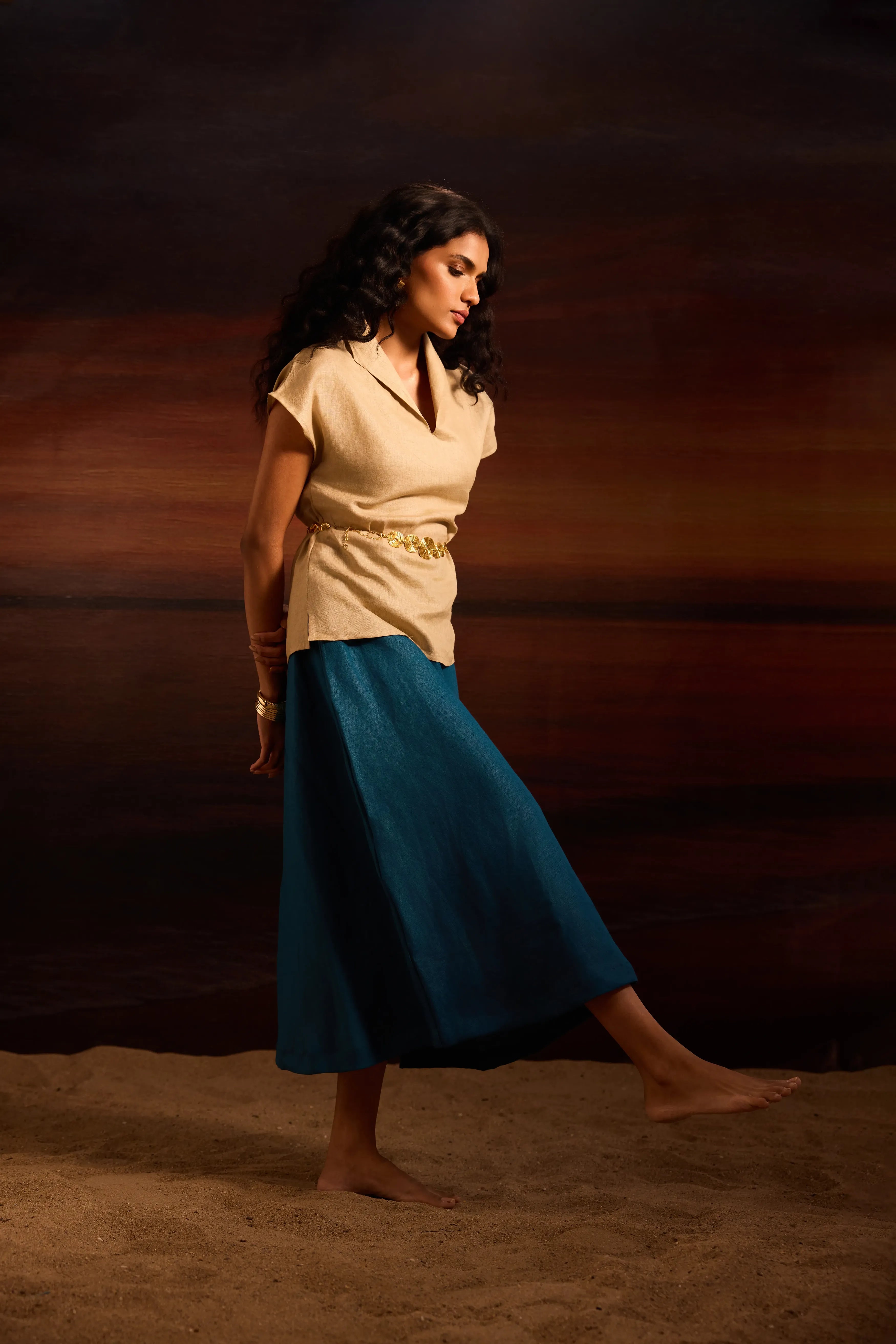 Maelis Set Raw Linen
