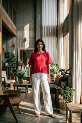 Magnolia Top Fuchsia Pink