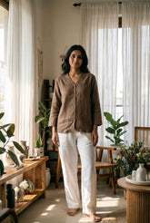 Figueroa Top Chikoo Brown