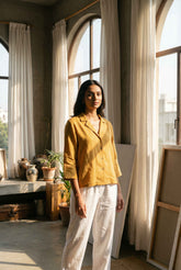 Laelia Shirt Honey Mustard