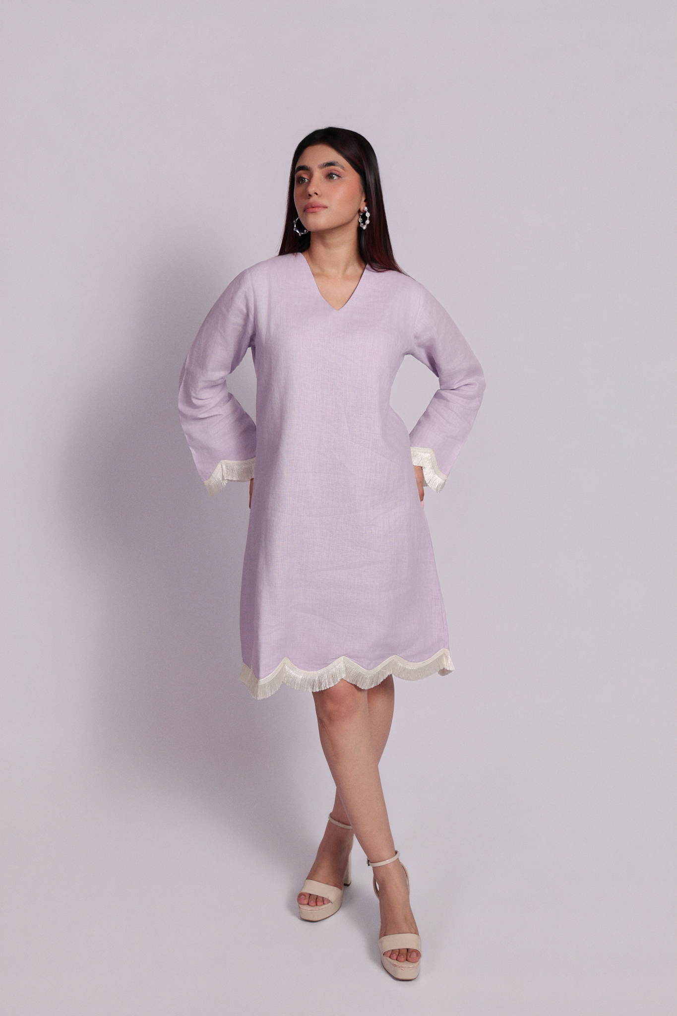Molly Dress Smoky Lilac