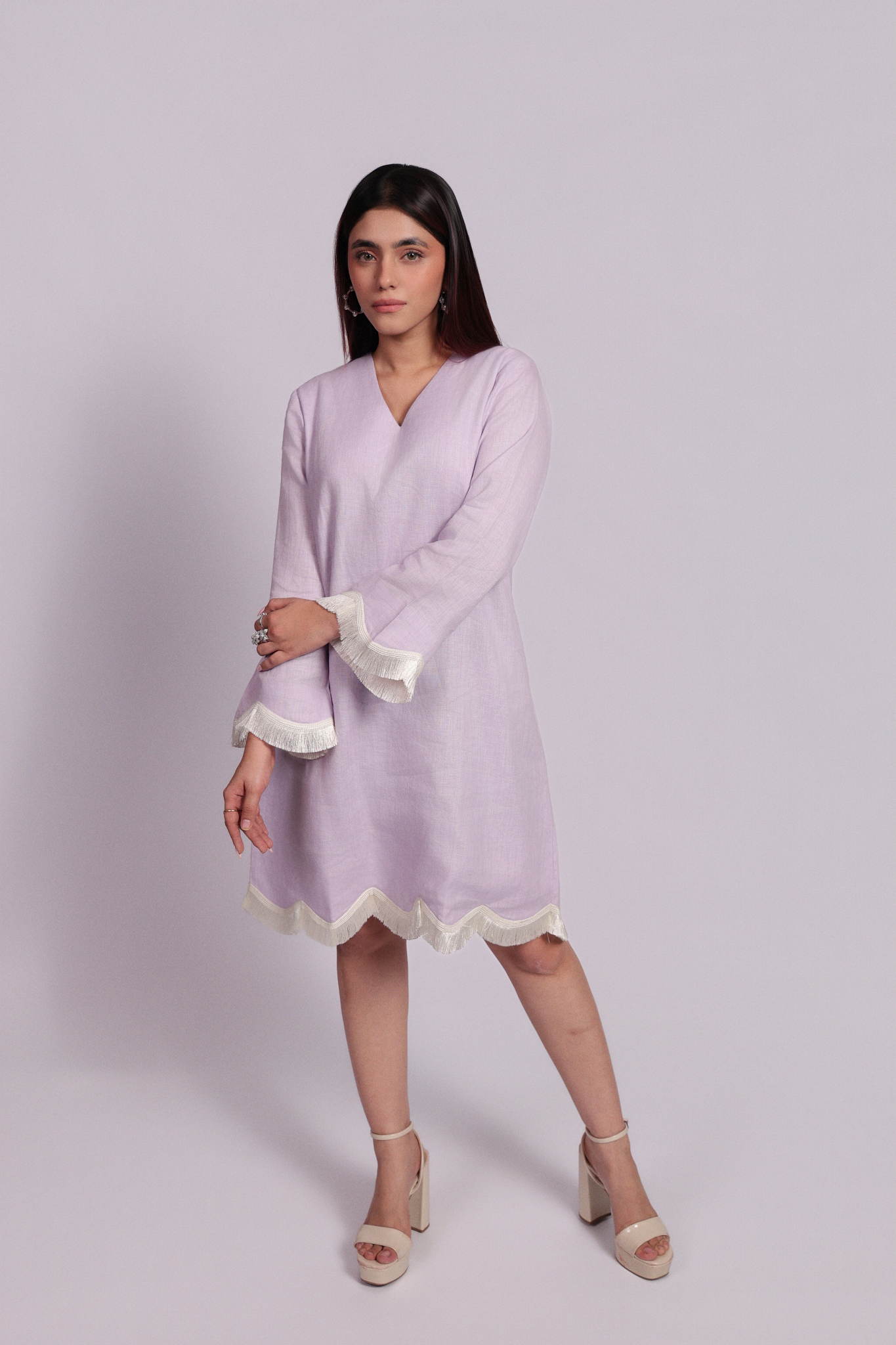 Molly Dress Smoky Lilac