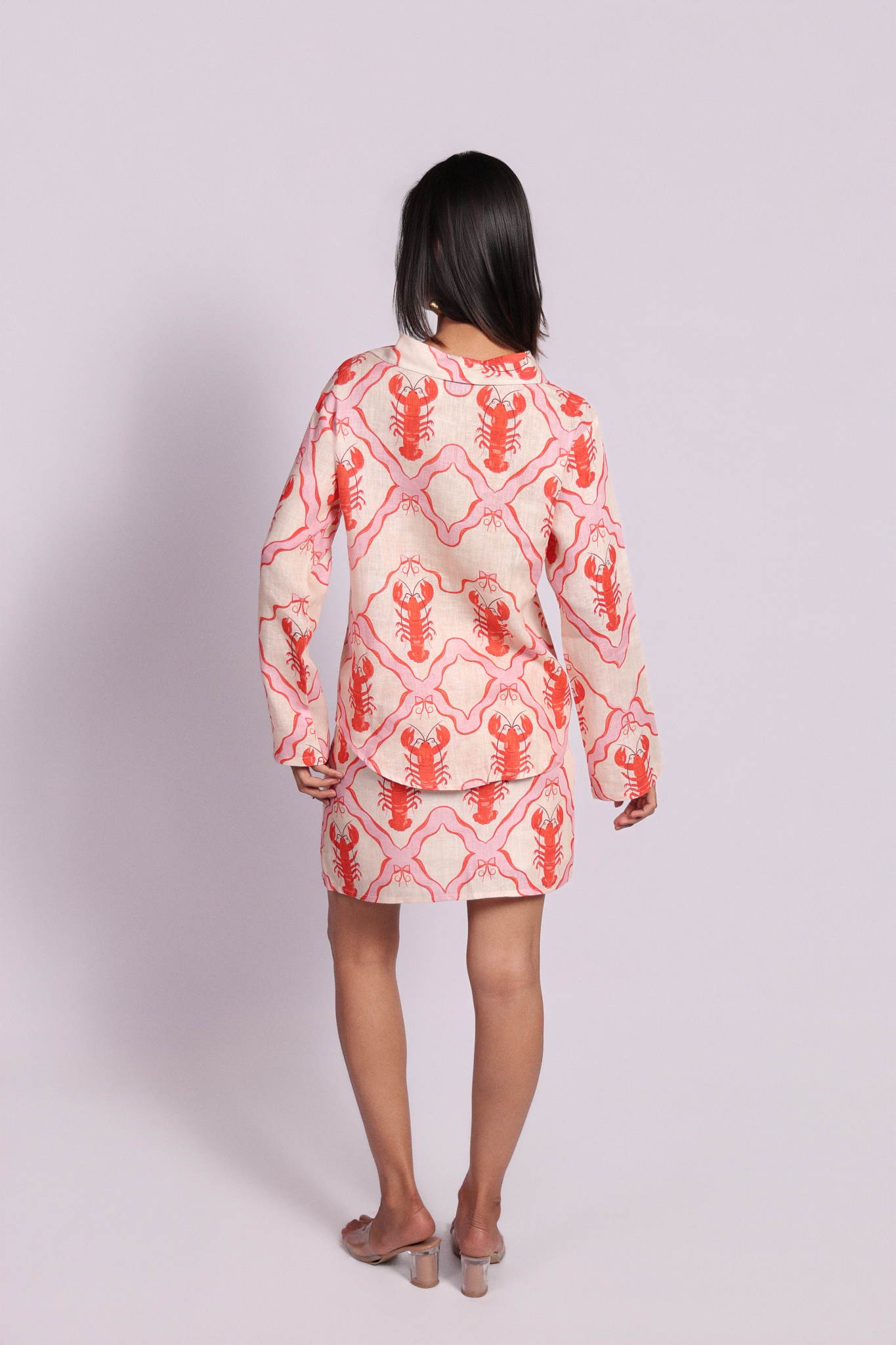 Sophia Skirt Coral Lobster