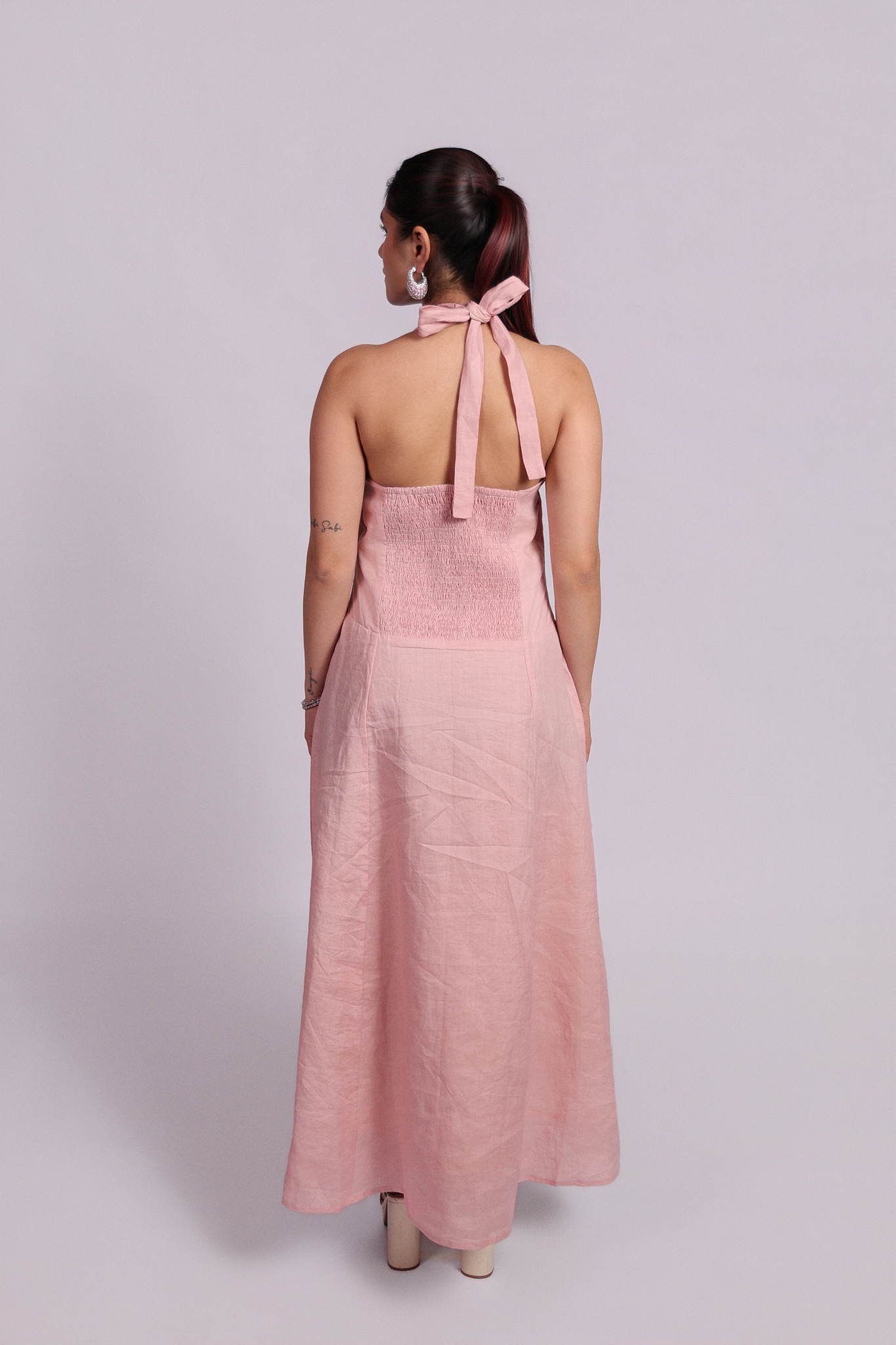 Natalia Dress Powder Pink