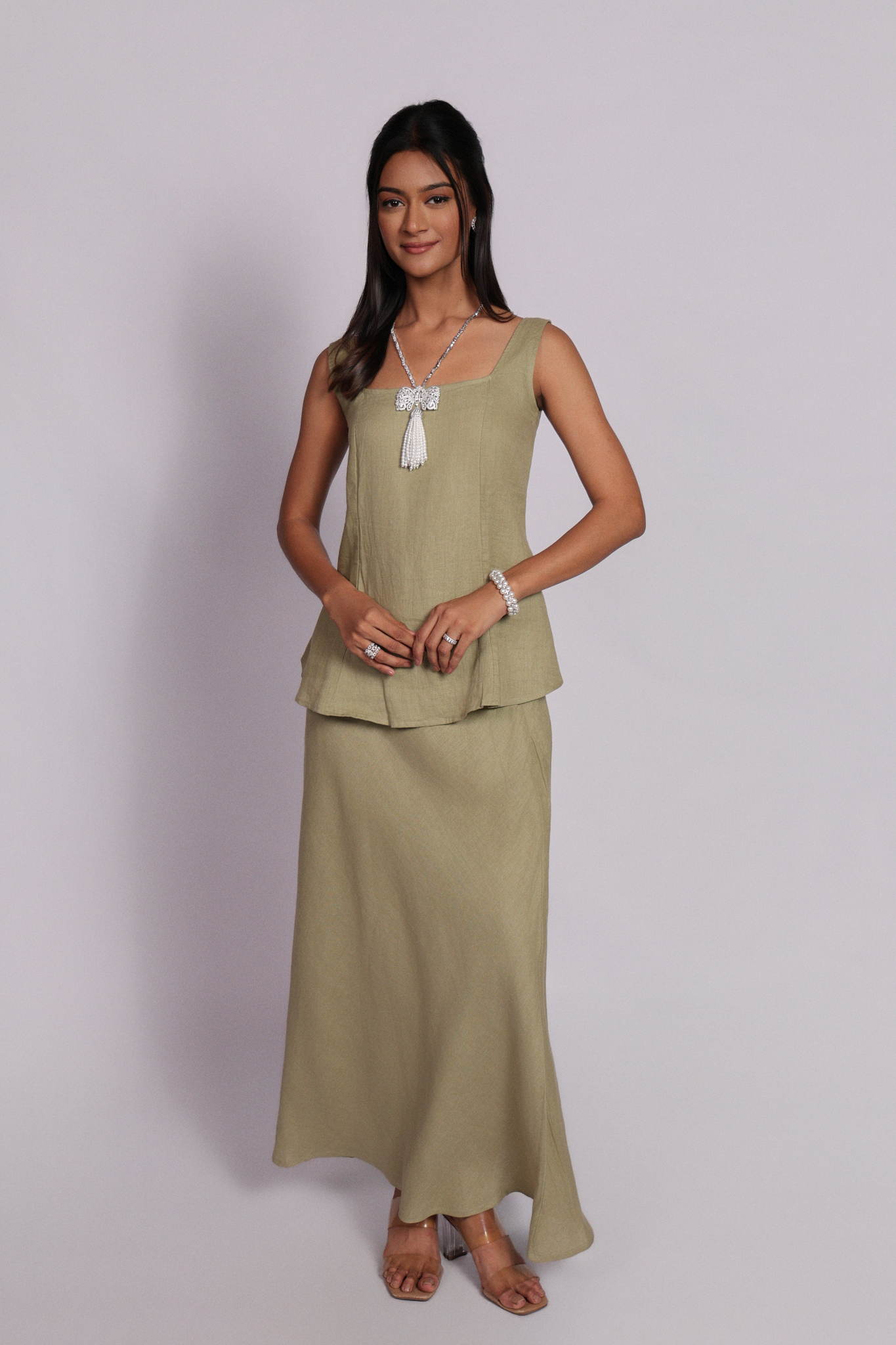 Ana Skirt Soft Olive