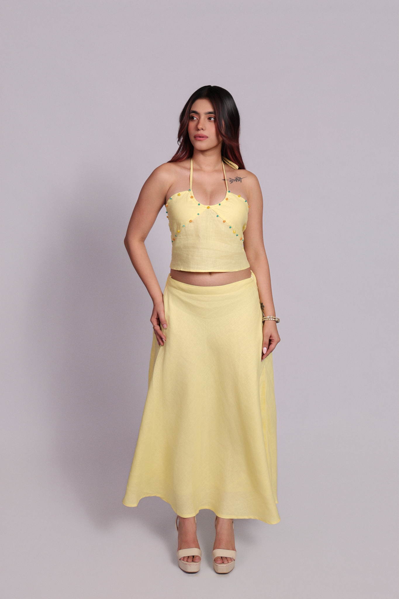 Tulum Skirt Lemon Yellow