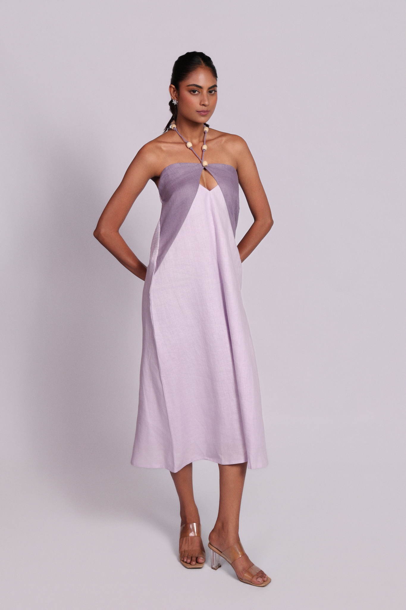 Moana Dress Smoky Lilac