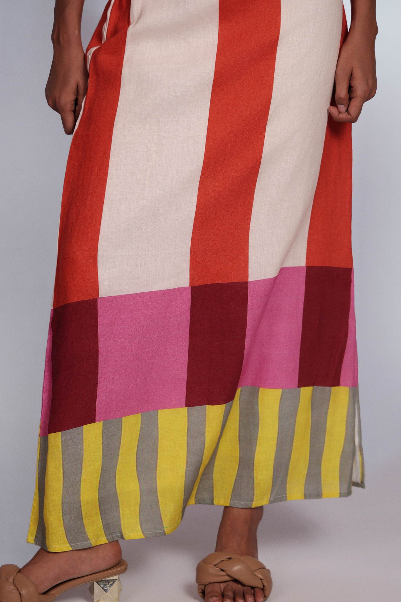 Sicily Skirt Sunset Stripes