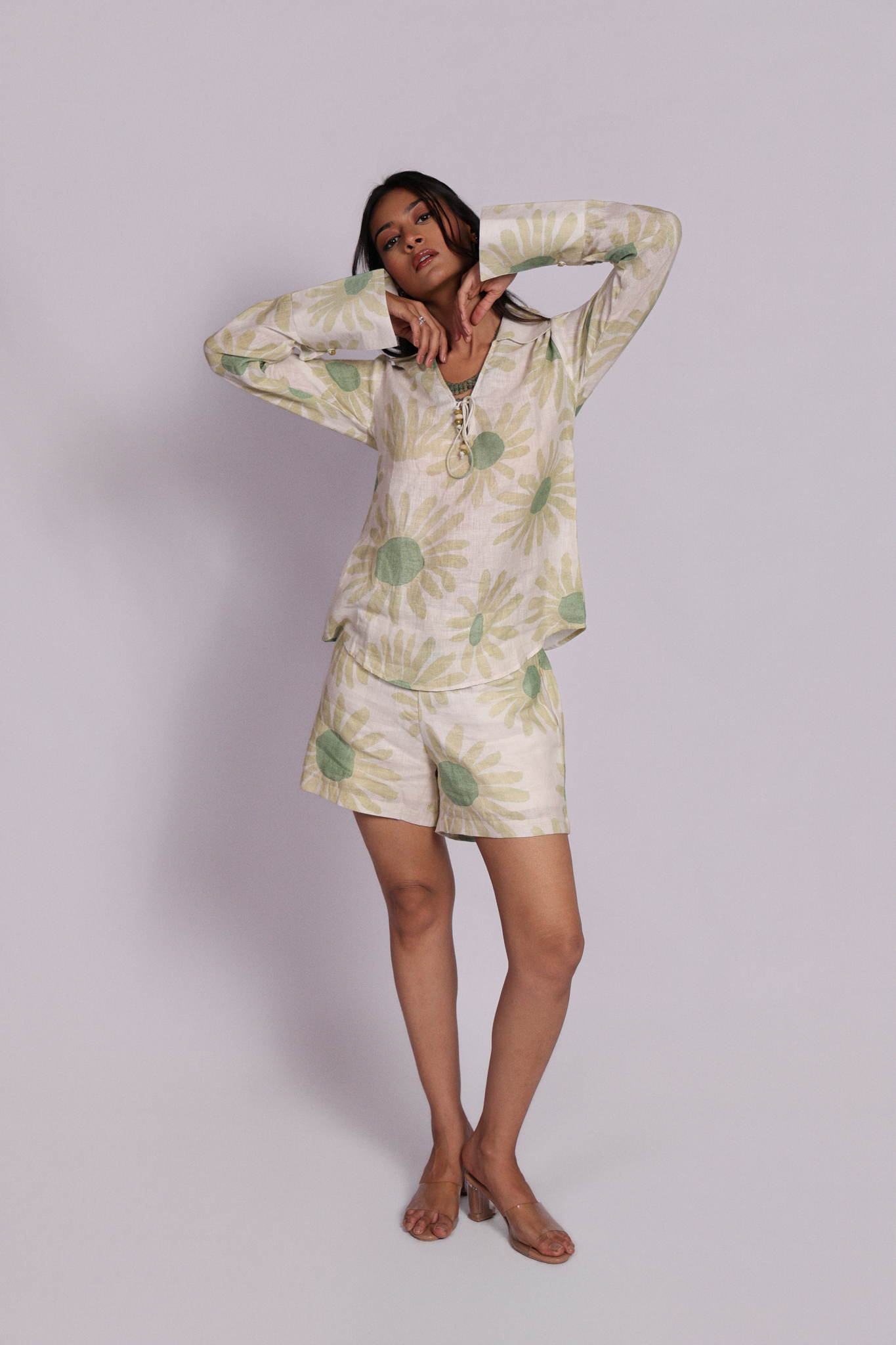 Sibyl Shorts Green Meadow