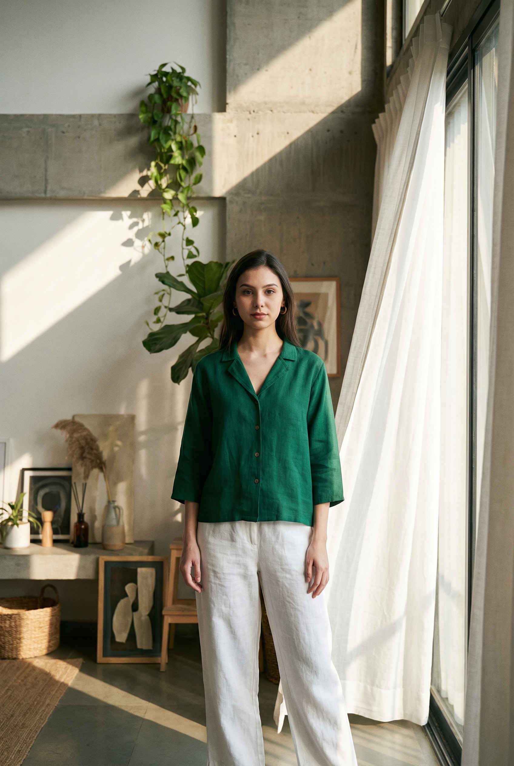 Laelia Shirt Green Tea