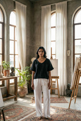 Magnolia Top Jet Black