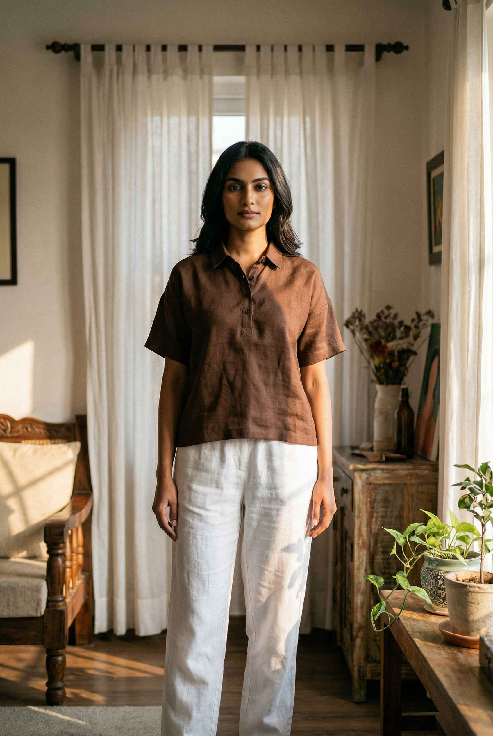 Fressica Polo Chikoo Brown