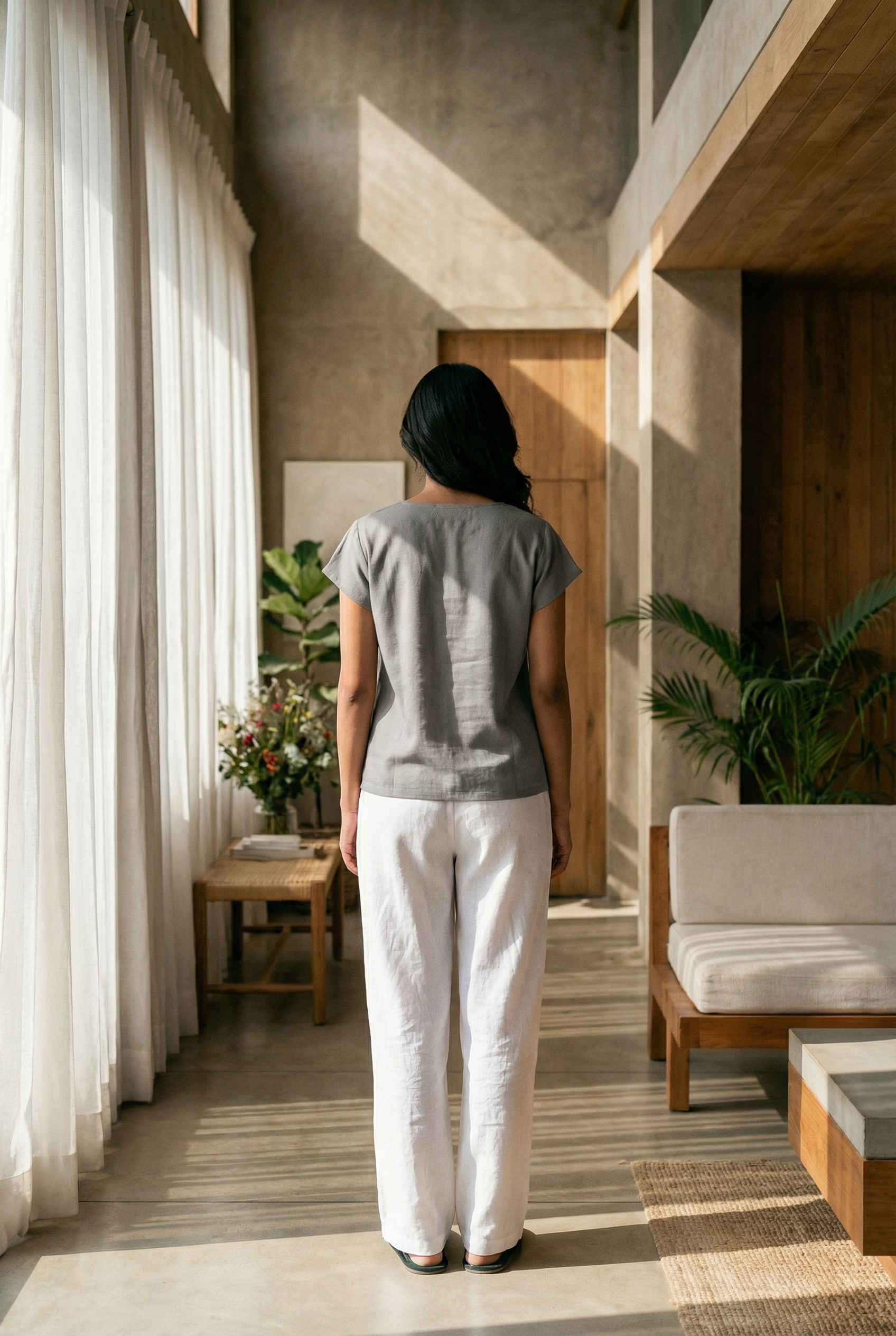 Nolana Top Cloud Grey